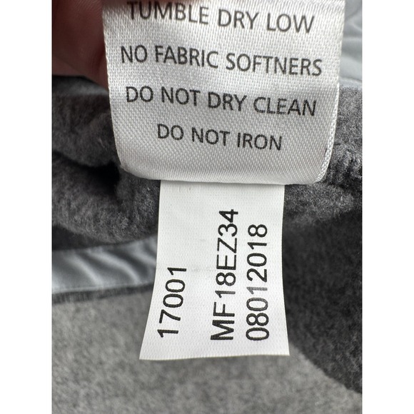 Peter Millar Jacket Mens XL Gray Fleece Full Zip Stand Collar Pockets MF18EZ34 - Picture 5 of 12